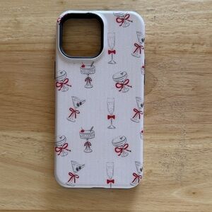 Stylish Red and White Phone Case
